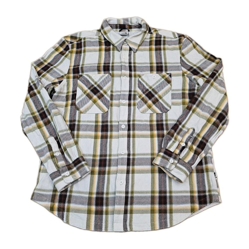 The North Face Valley Twill Flannel Shirt Mens Size XL MULTICOLOR Plaid